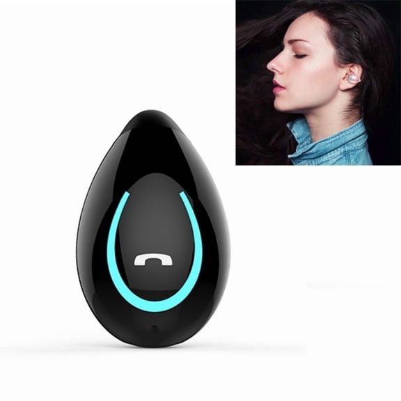 YX08 Ultra-light Ear-hook Wireless V5.0 Bluetooth Earphones Ear Clip Stereo Bluetooth Headset with Mic, Single