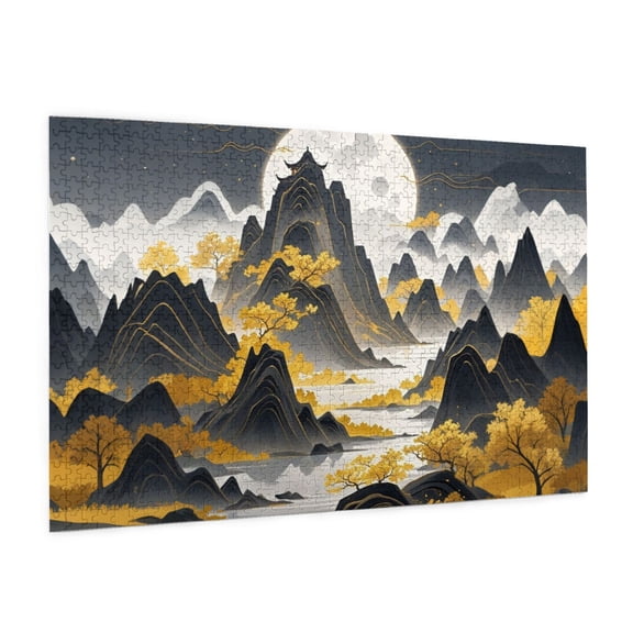YXCXGO Jigsaw Golden Forest For Adults 1000 Piece Puzzles Wooden Puzzles Picture Puzzless 1000 Pieces