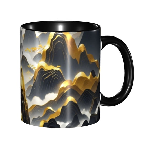 YXCXGO Mugs With Handle Mugs Cups Cute Moon Ceramic Mugs Gifts For Mother's Day Cute Coffee Mug Set 11.5OZ
