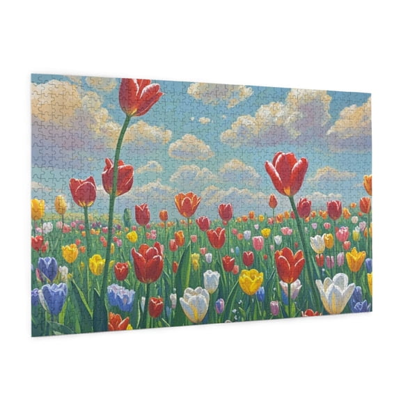 YXCXGO Tulips 1000 Pieces Jigsaw Puzzles For Adults, Puzzles Game Wooden Puzzles Picture, Home Decoration, Brain Teaser, Gifts