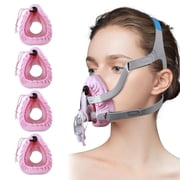 YXMEIGUO 4 Pack CPAP Mask Liners Compatible With F20 and Most Full Face Masks, Comfortable Reusable Cushioned Mask Covers, Absorb Facial Oils and Moisture to Improve Wear Comfort