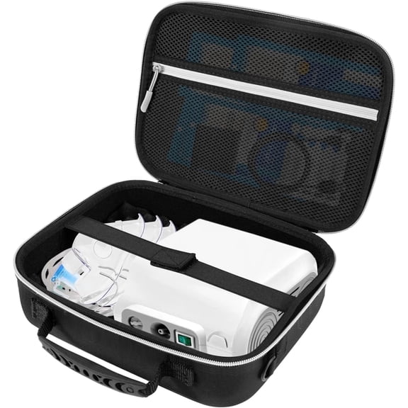 YXMEIGUO Portable Nebulizer Case, Nebulizer Carrying Case for Desktop Inhaler, Hard Case for Smart Nebulizer Home Use
