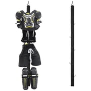 YXMEIGUO Hockey Hanger Portable Hanging Drying Rack, Durable Gear Keeper & Sports Equipment Organizer with 5 Hooks for Home, Travel & Outdoor Use