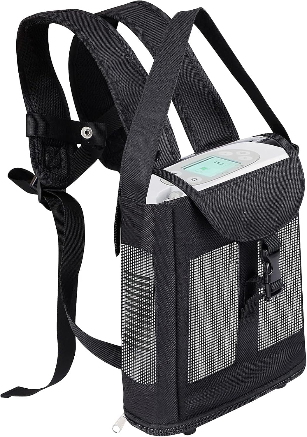 YXMEIGUO Oxygen Concentrator Backpack Fit for Inogen One G3, Portable Oxygen Machine Carrying Bag with Adjustable Shoulder Straps, Black