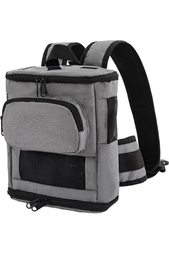 Oxygen Concentrator Backpack for Inogen One G5 & Inogen Rove 6, Lightweight Oxygen Machine Carrying Bag with Adjustable Shoulder Straps, Gray