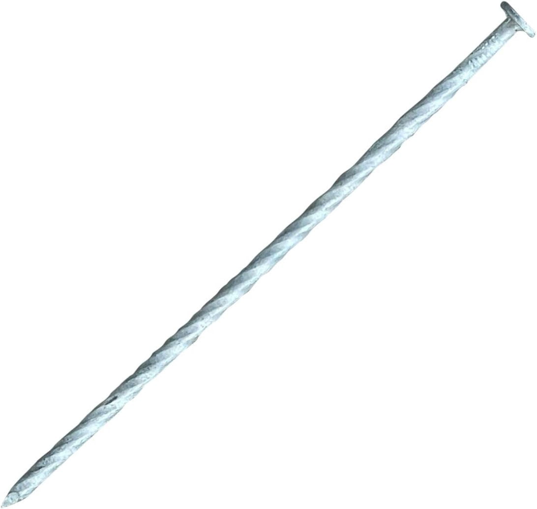 YXNF Spiral Landscape Timber Spikes - Hot Dipped Galvanized Steel Nails ...