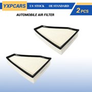 YXPCARS 2-Pack Engine Air Filter CA10464, Replacement Front Engine Air Filter for BMW E46 E87 E90 F30 128i 325i 328i xDrive 330Ci L6 3.0L