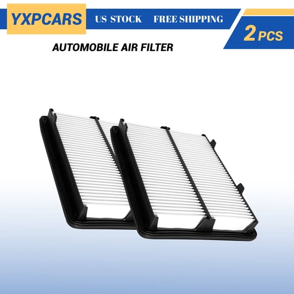 YXPCARS 2-Pack Engine Air Filter (CA12605), Replacement Front Engine Air Filter for Acura RDX 2019 2020 2021 2022 2023 L4 2.0L Rigid Panel