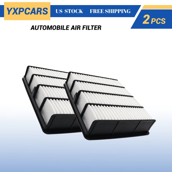 YXPCARS 2-Pack Engine Air Filter (CA7626), Replacement Front Engine Air Filter for Toyota 4Runner Tacoma 1996 - 2002 Lexus SC300 SC400 1992-2000