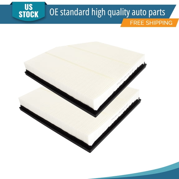 YXPCARS 2 x Engine Air Filter for Cadillac CT4 CT5 2020 2021 2022 2023 2024 2025, New Air Filter Replacement (CA12961)