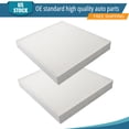 thumbnail image 1 of YXPCARS 2PCS Cabin Air Filter for Hyundai Sonata 2006-2008 Kia Optima 06-10, New Activated Carbon Cabin Air Filter Replacement (CF10381), 1 of 7
