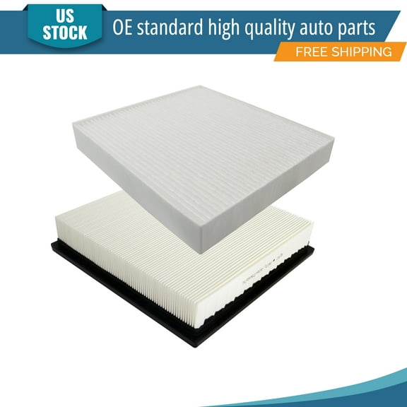 YXPCARS 2PCS Engine Air Filter & Cabin Air Filter for 2011- 2015 Toyota Highlander Lexus RX450h 3.5L (CA9762, CF10285)