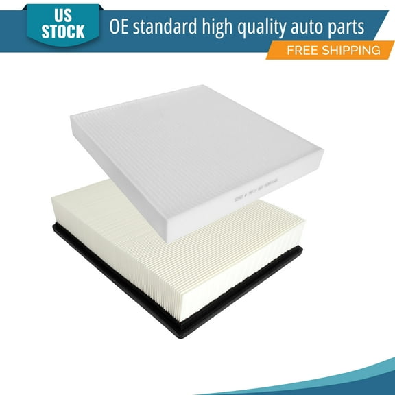 YXPCARS 2PCS Engine Air Filter & Cabin Air Filter for Cadillac Escalade 2014-2020, New Air Filter Kit Replacement (CA8755A, CF11809)