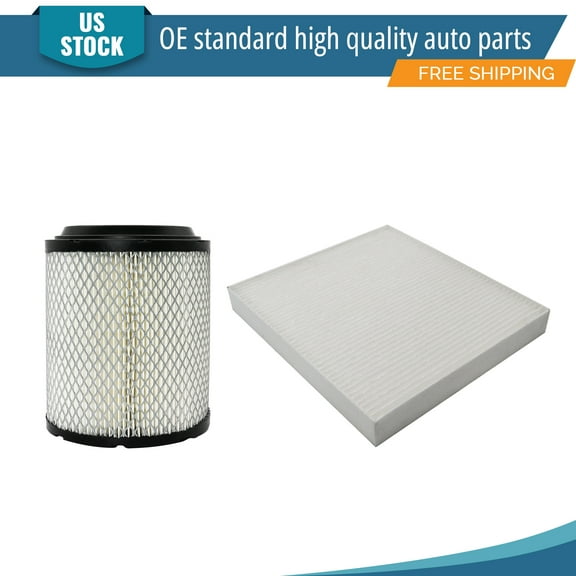 YXPCARS 2PCS Engine Air Filter & Cabin Air Filter for Dodge Caliber Jeep Compass, New Air Filter Kit Replacement (CA11048+CF10729)