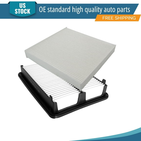 YXPCARS 2PCS Engine Air Filter & Cabin Air Filter for Honda CR-V 2012 2013 2014 L4 2.4L (CA11258, CF10134)