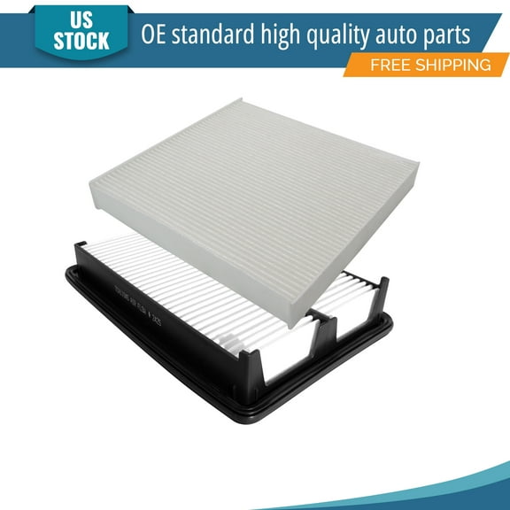 YXPCARS 2PCS Engine Air Filter & Cabin Air Filter for Honda CR-V 2015-2016 L4 2.4L (CA11945, CF10134)