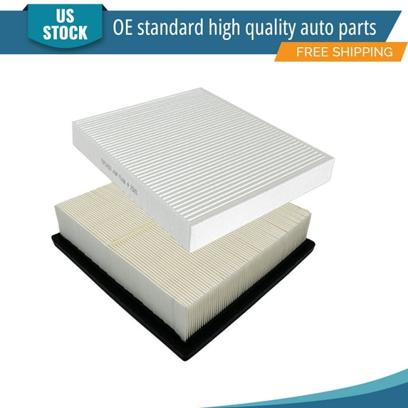 YXPCARS 2PCS Engine Air Filter & Cabin Air Filter for Lexus RX350 RX350L V6 3.5L (CA10755, CF12157)