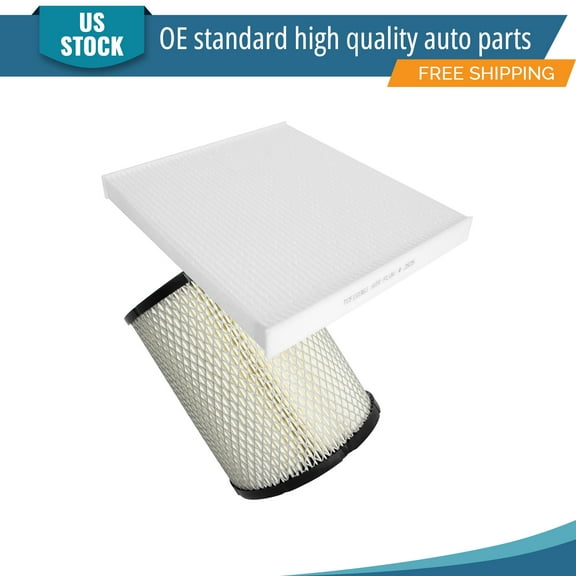 YXPCARS 2PCS Engine Air Filter & Cabin Air Filter for Saturn Ion 04-07 L4 2.0L (CA9345, CF10361)