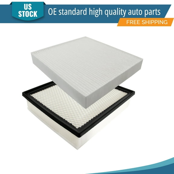 YXPCARS 2PCS Engine Air Filter & Cabin Air Filter for Toyota Sequoia 14-22 Tundra (CA11895, CF10285)