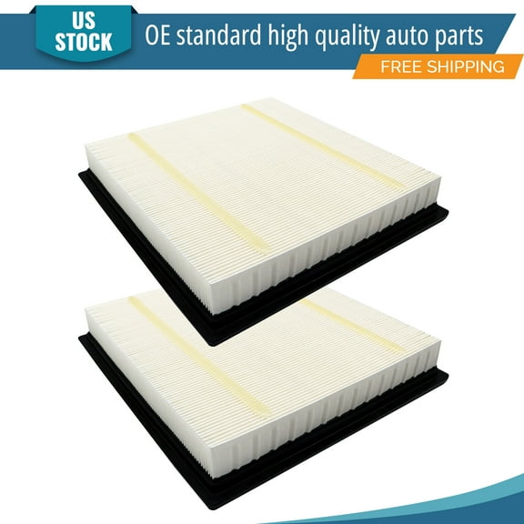 YXPCARS 2PCS Front Engine Air Filter for 2007 - 2024 Ford Expedition F-150 Lincoln Navigator, New Air Filter Replacement (CA10262)
