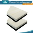 thumbnail image 1 of YXPCARS 2PCS Front Engine Air Filter for 2018 - 2022 Chevy Traverse GMC Acadia Buick Enclave, New Air Filter Replacement (CA12166), 1 of 7