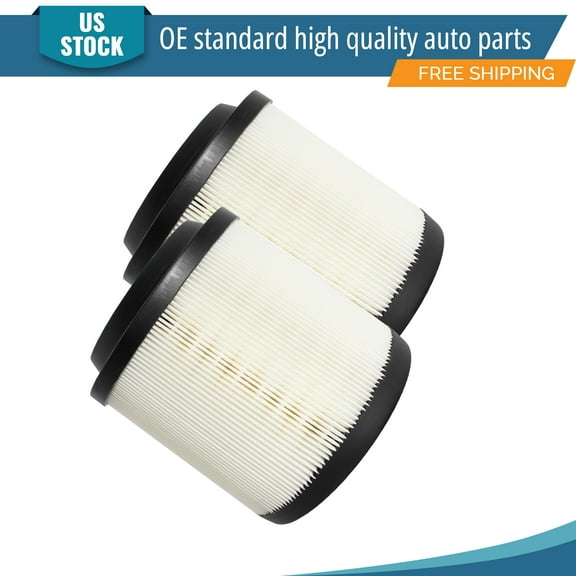 YXPCARS 2PCS Front Engine Air Filter for Ford Bronco 2021 2022 2023 2024 2025, New Air Filter Replacement (CA12878)