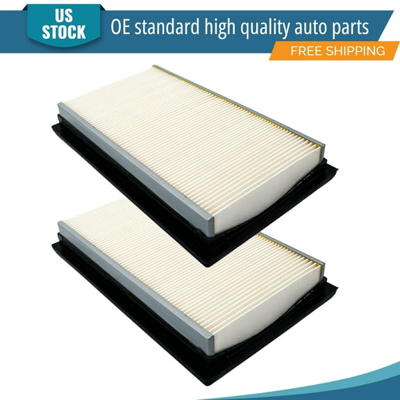 YXPCARS 2PCS Front Engine Air Filter for Nissan Versa NV200 Cube INFINITI Q50 Chevy City Express, New Air Filter Replacement (CA10234)