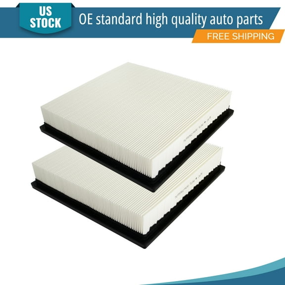 YXPCARS 2PCS Front Engine Air Filter for Toyota Highlander Dodge Durango Chrysler Aspen Lexus, New Air Filter Replacement (CA9762)