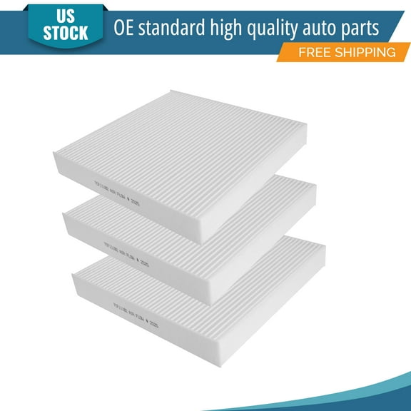 YXPCARS 3PCS Cabin Air Filter for Honda CR-V Civic HR-V Acura MDX RDX TLX, New Activated Carbon Cabin Air Filter Replacement (CF11182)