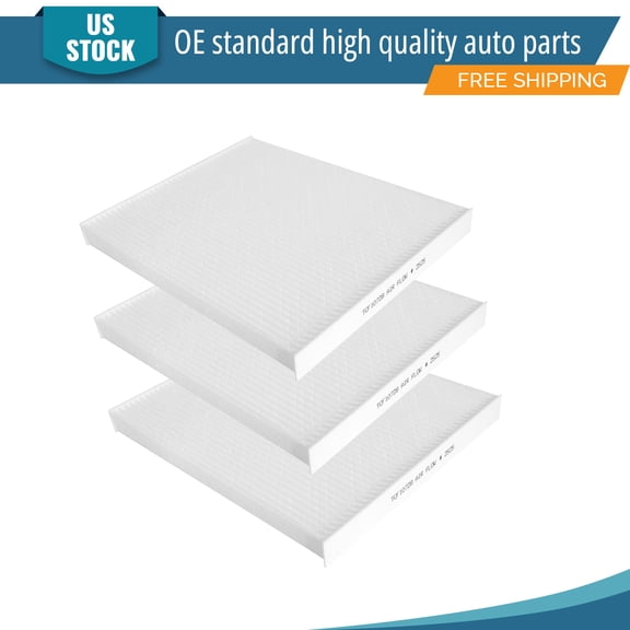 YXPCARS 3PCS Cabin Air Filter for Hyundai Elantra Accent Kia Forte Koup, New Activated Carbon Cabin Air Filter Replacement (CF10728)