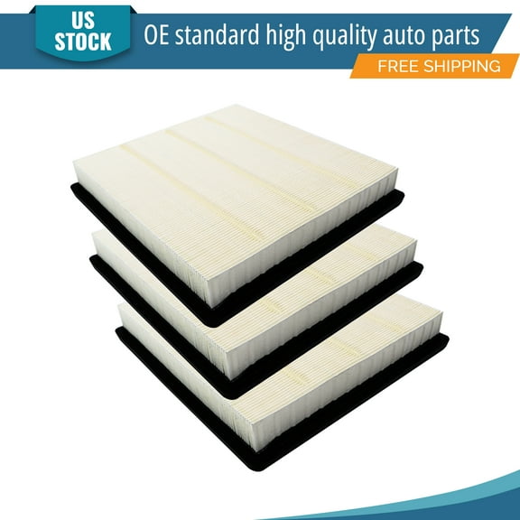 YXPCARS 3PCS Front Engine Air Filter for 2015 - 2022 Chevrolet Colorado GMC Canyon, New Air Filter Replacement (CA11959)