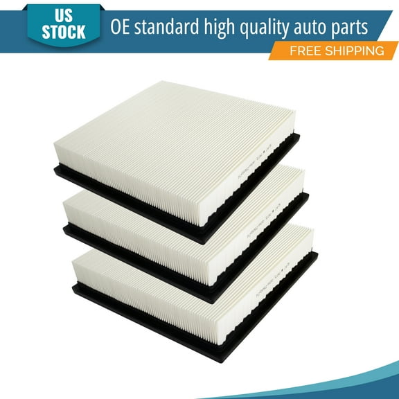 YXPCARS 3PCS Front Engine Air Filter for Toyota Highlander Dodge Durango Chrysler Aspen Lexus, New Air Filter Replacement (CA9762)