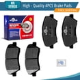 thumbnail image 1 of YXPCARS 4PCS Ceramic Brake Pads(Front) for Hyundai Elantra Elantra GT Elantra Coupe Veloster Kia Forte Forte5 Forte Koup (D1543), 1 of 7