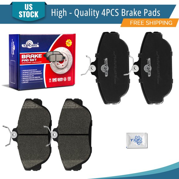 YXPCARS 4PCS Front Brake Pads (D601), Ceramic Pads for Ford Taurus Windstar Mercury Sable LincolnContinental