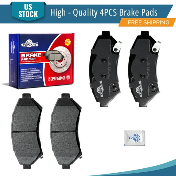 YXPCARS 4PCS Front Brake Pads (D699), Ceramic Pads for Buick Century LeSabre Park Avenue Regal Cadillac DeVille Chevrolet Impala Monte Carlo Venture Pontiac Bonneville Montana
