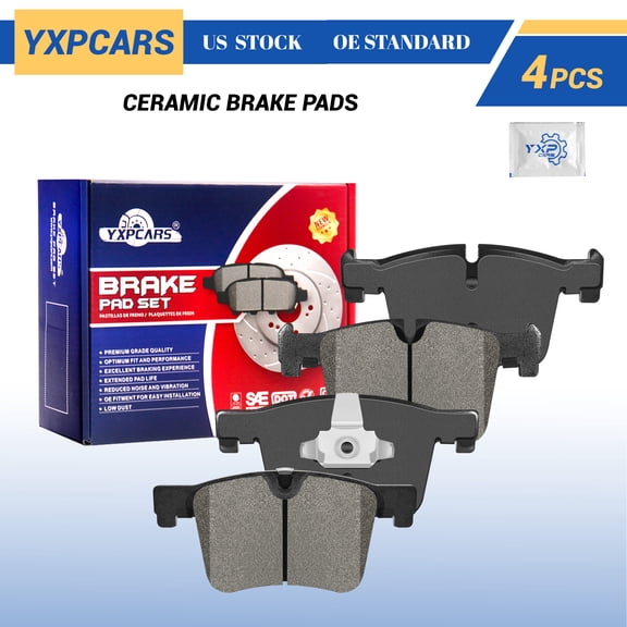 YXPCARS 4PCS Front Ceramic Brake Pads (D1561), Brake Pads Set for BMW 228i 230i 320i xDrive 328d 328i GT xDrive 428i
