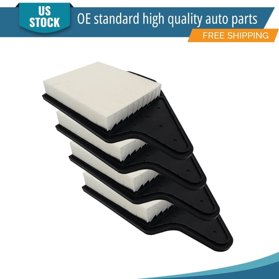 YXPCARS 4PCS Front Engine Air Filter for Dodge Grand Caravan Ram C/V VW Chrysler, New Air Filter Replacement (CA11050)