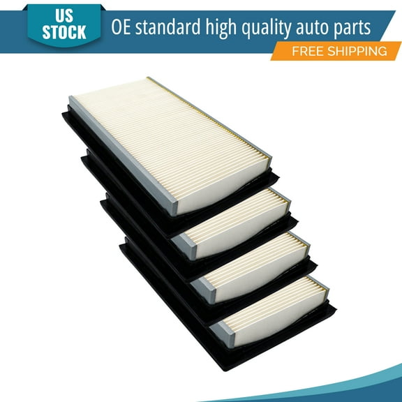 YXPCARS 4PCS Front Engine Air Filter for Nissan Versa NV200 Cube INFINITI Q50 Chevy City Express, New Air Filter Replacement (CA10234)