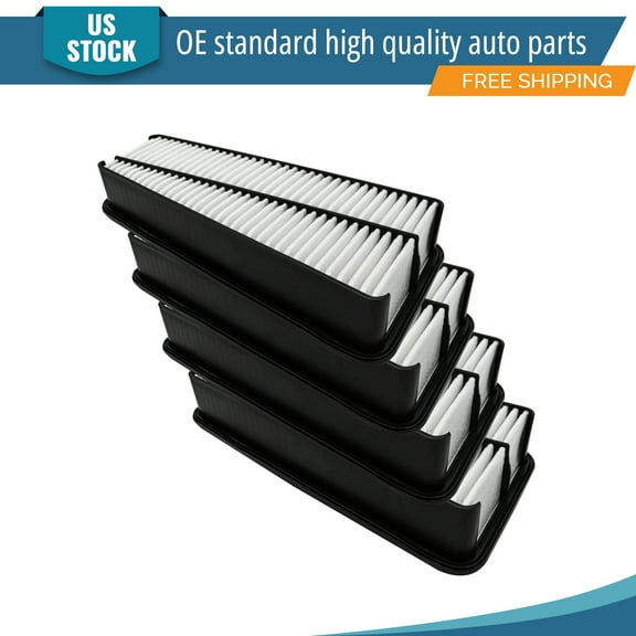 YXPCARS 4PCS Front Engine Air Filter for Toyota 4Runner FJ Cruiser Tacoma Tundra, New Air Filter Replacement (CA9683)