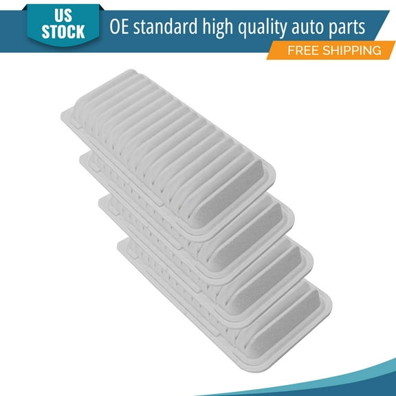 YXPCARS 4PCS Front Engine Air Filter for Toyota Corolla 86 Subaru Scion Pontiac, New Air Filter Replacement (CA9482)