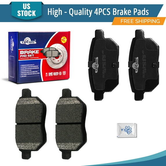 YXPCARS 4PCS Rear Brake Pads Set, D1354 Ceramic Pdas for Toyota Corolla Prius AWD-e Yaris Prius Prime Matrix Scion tC xB