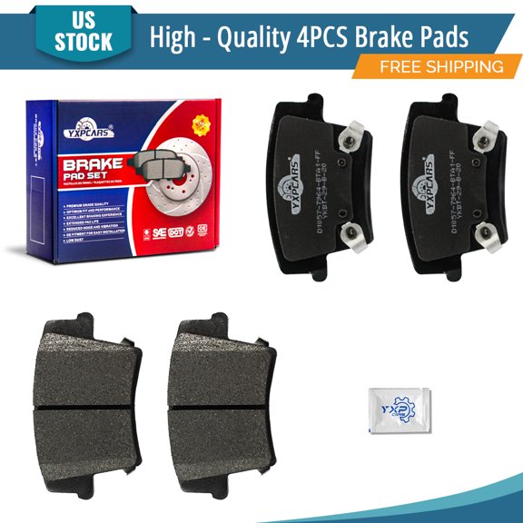 YXPCARS 4PCS Rear Ceramic Brake Pads (D1057) for Chrysler 300 Dodge Challenger Charger Avenger Magnum