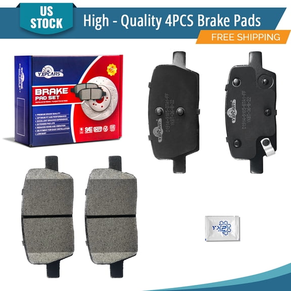 YXPCARS 4PCS Rear Ceramic Brake Pads for Buick Enclave Cadillac XT5 XT6 Chevrolet Blazer Traverse GMC Acadia, D1914