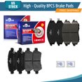 thumbnail image 1 of YXPCARS 8PCS Brake Pads(D888+D1101), Front & Rear Ceramic Pads for Nissan Pathfinder 2008-2012 V8 Models Only, 1 of 7