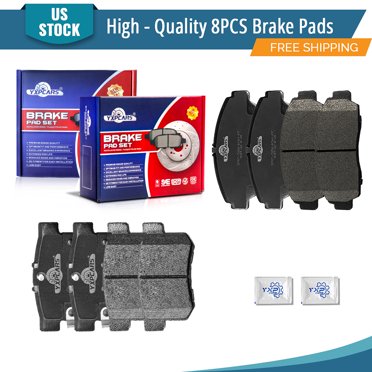 8 Pieces Front And Rear Ceramic Brake Pads Fit For 2018-2022 Honda Accord WUHO DBP161