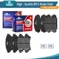thumbnail image 1 of YXPCARS 8PCS Front & Rear Ceramic Brake Pads for Toyota Prius V 2012-2017 (D1210+D1391), 1 of 7