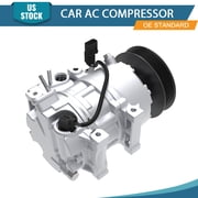 YXPCARS AC Compressor with 6-Groove for Kia Sorento 2011-2015 Hyundai Santa Fe 13-18, Air Conditioning Compressor DV166262