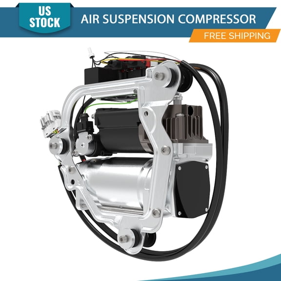 YXPCARS Air Suspension Compressor with Bracket & Valve for BMW E39 525i 528i E65 745i 750i E53 X5 (FAC1202)