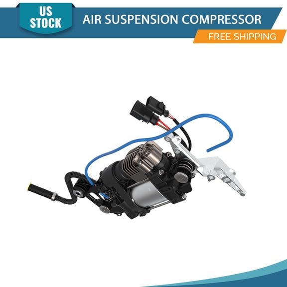 YXPCARS Air Suspension Compressor with Bracket for 11-18 Porsche Cayenne Volkswagen Touareg (AC3402)