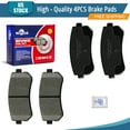 thumbnail image 1 of YXPCARS BD1157: 4PCS Rear Ceramic Brake Pads for Kia Forte/Forte5/Forte Koup Cadenza Sportage Hyundai Sonata Tucson Elantra, 1 of 7